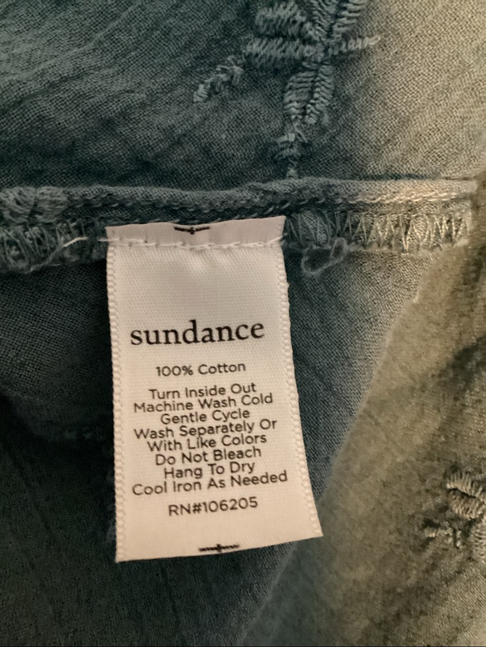 Sundance Ruffled Button-Front Blouse - Picture 7 of 7